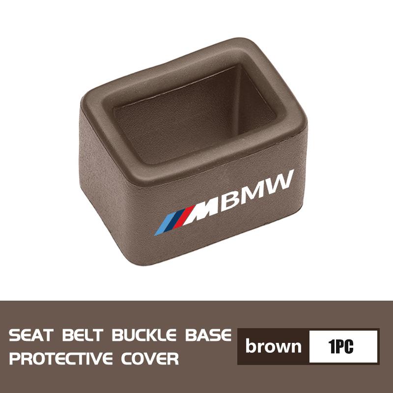 Car Seat Belt Buckle Safety Belt Base EVA Socket Protection Cover For BMW M 1 3 4 5 6 7 Series X1 X3 X4 X5 G20 G38 F48 E36 E39