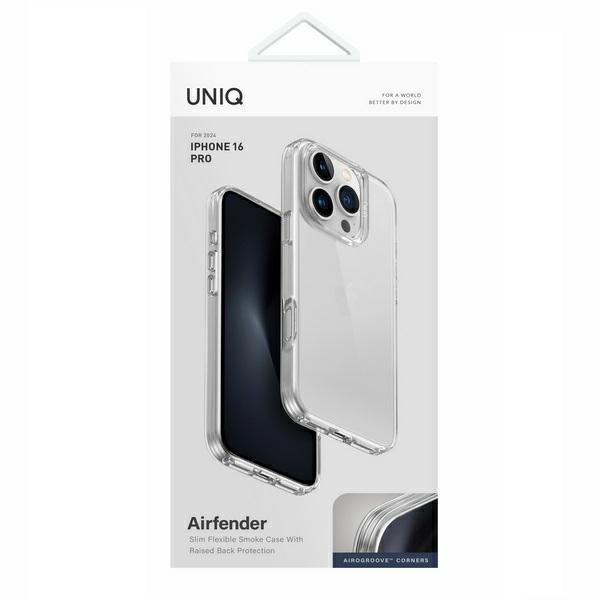 Uniq Etui Air Fender Iphone 16 Pro 6.3 Gjennomsiktig/Transparent