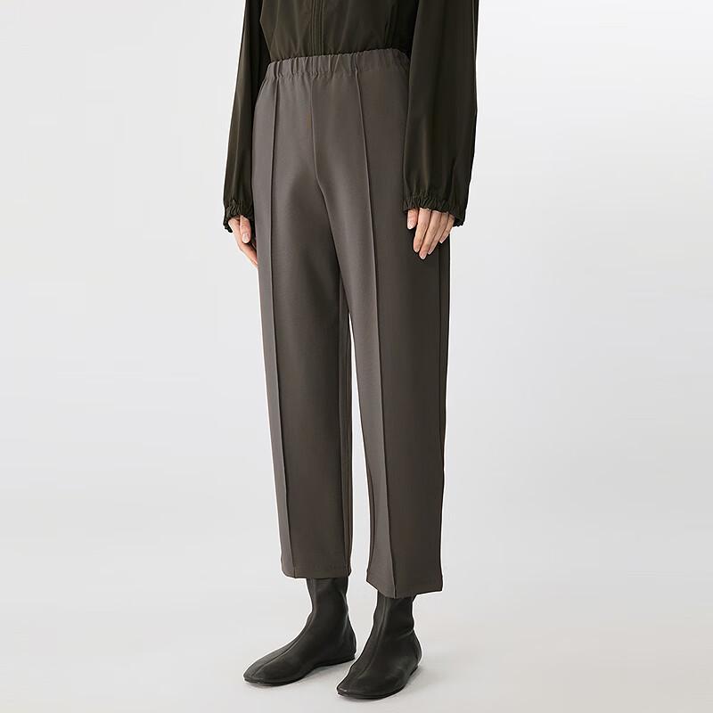 JNBY Women's 2025 Spring Cropped Casual Pants