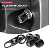 Metal Tire Valve Stem Caps For Land Rover Range Rover Sport Evoque L322 Vogue Vehicle Wheel Dust Air Cover Accessories Keychain YU2