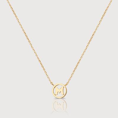 Tuberare Yellow Silver Necklace 42Cm A201Sn9115Ypa