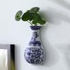 DIY Flower Arrangement Wall Hanging Hydroponic Vase Ornaments Antique Ceramic Vase
