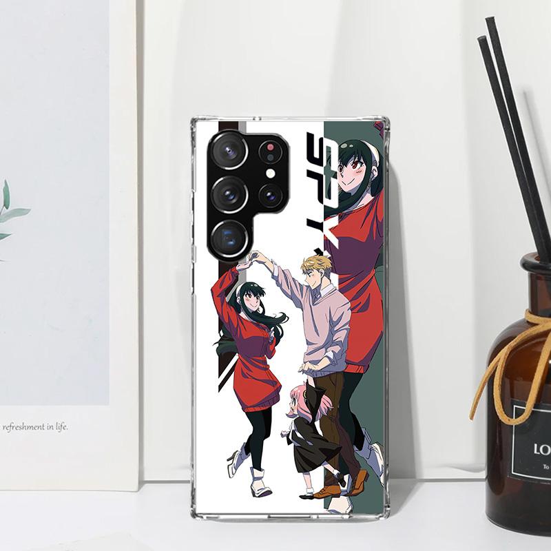 Anime Spy Family Anya Phone Case For Samsung Galaxy S26 S25 Edge S24 FE S23 S22 Ultra S21 Plus S20 + Art Fundas Back Cover Galax