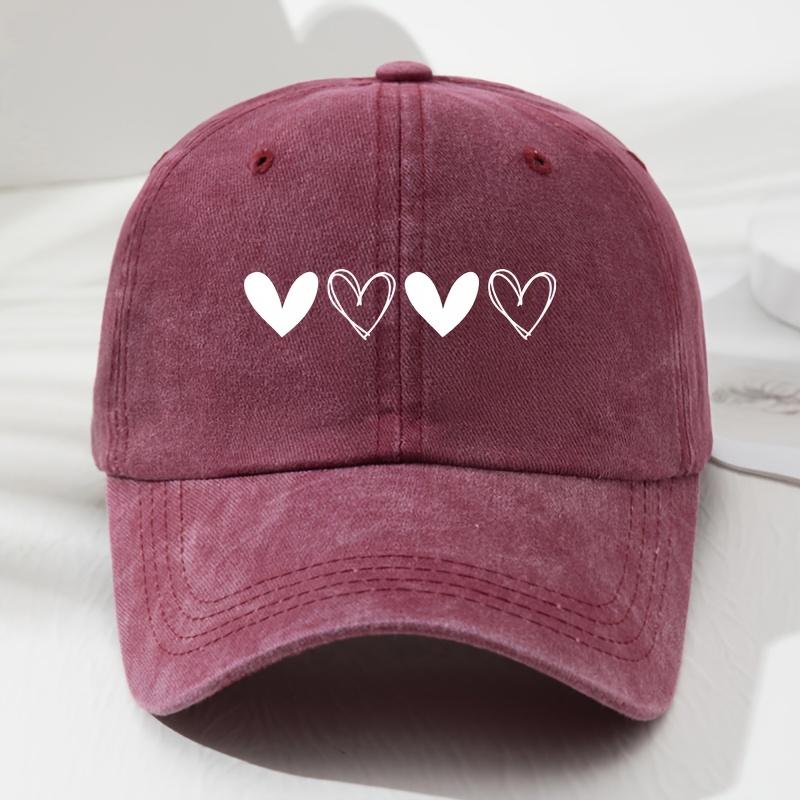 Love Soft Top Baseball Cap Vintage Mens Hat Womens Fashion Outdoor Hat Adjustable Hat Circumference Outdoor Sports