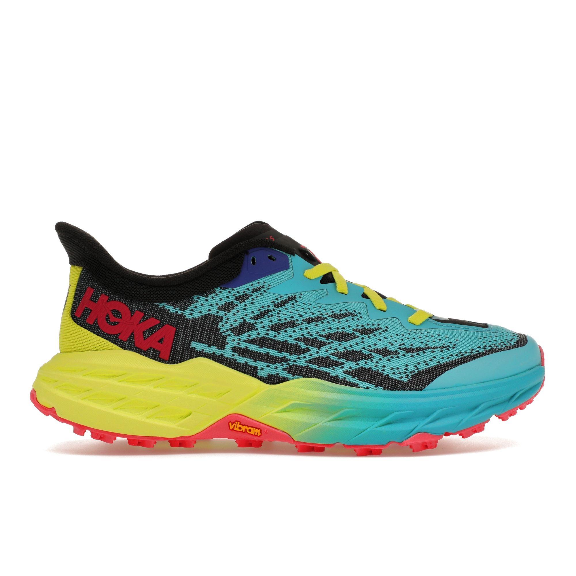 

Жіночі кросівки HOKA Speedgoat 5 Scuba Blue Green Glow чорні 1123158-SBBK 38.5