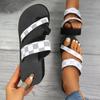 Fashion 2025 New Patchwork High Heels Slippers Women Summer Casual Clip Toe Sandals for Woman Non Slip Thick Soft Platform Slides Mujer