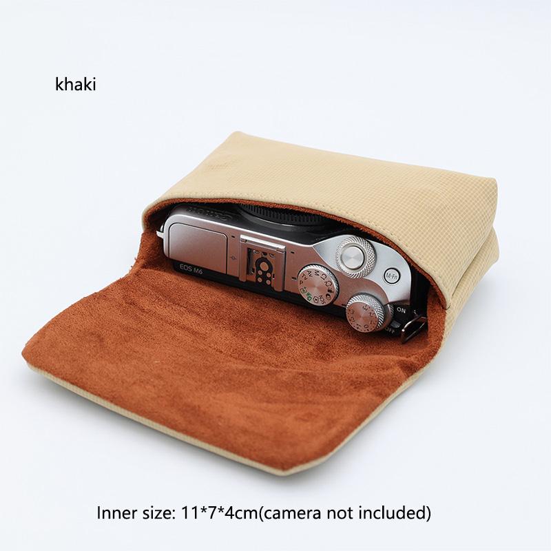 Camera Storage Bag Portable Camera Bag Case Storage Pouch for Sony ZV1 ZVE10 LX10 RX100 Body for Canon G7X III Olympus TG4 TG5