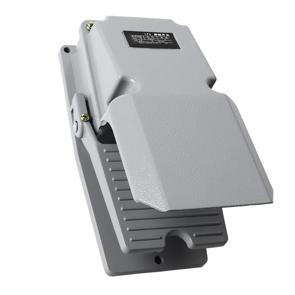 Werkzeugmaschinen-Fußschalter 1Ö 1S Silberkontakt Selbstrückstellender Fußschalter mit Schutz