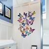 Colorful Simple Butterfly Creative Wall Stickers, Self-Adhesive Decor for Bedroom Living Room Background Decoration
