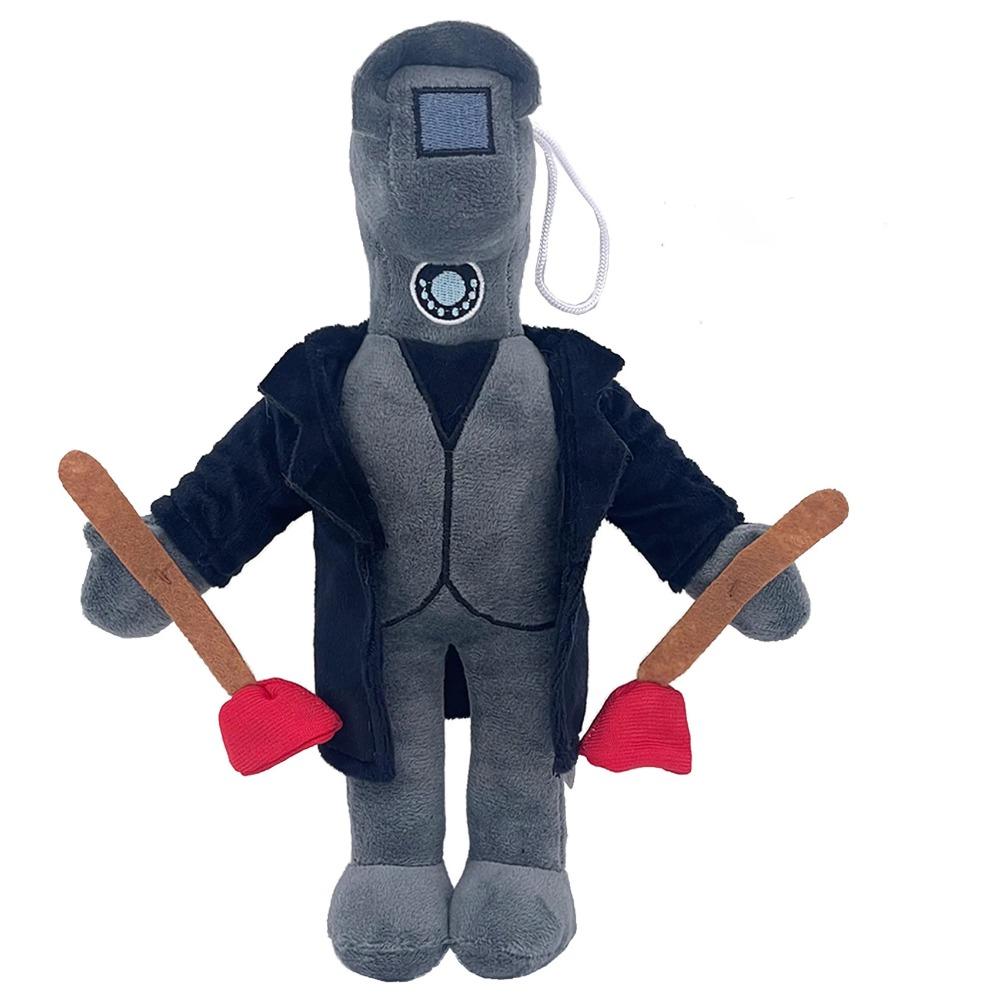 Skibidi Toilet Bosses Titan TV Man Cameraman Peluche per Fan e Amici Bellissimi Animali di Peluche Bambola Regalo di Natale