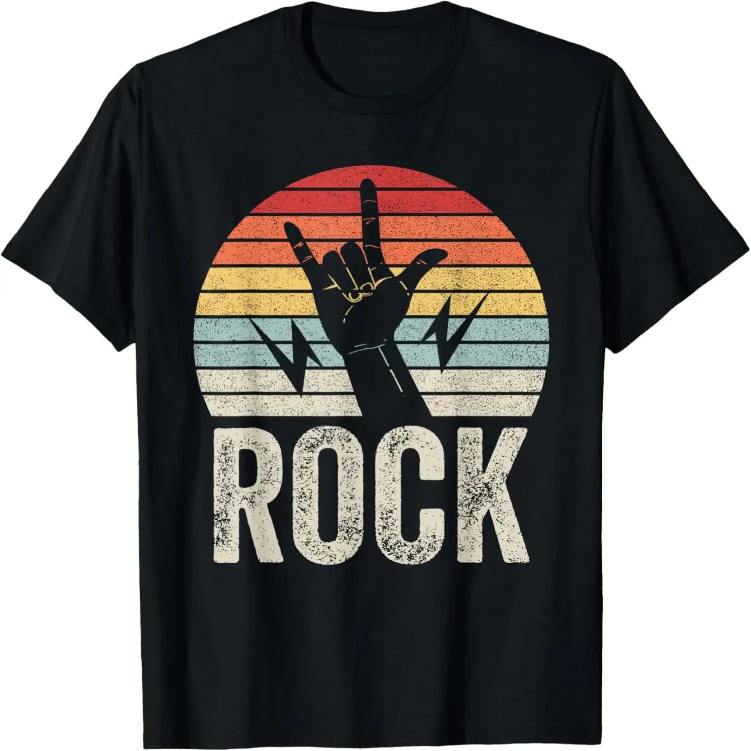 

Vintage Retro Vintage Rock And Roll Rock Concert Band T-Shirt,Quality short sleeves XXXXXL різнокольоровий