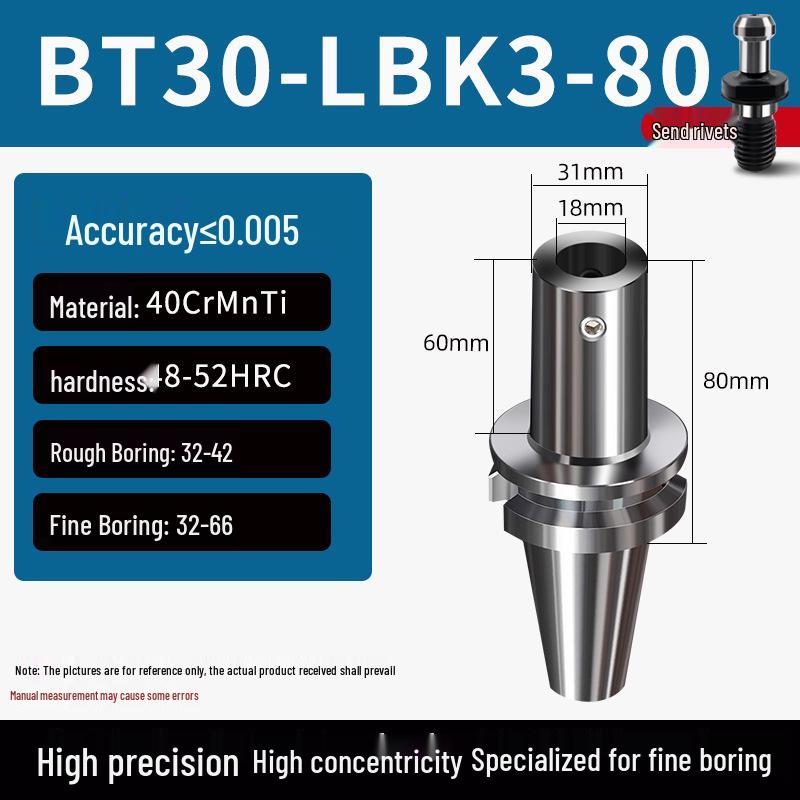 BT50-LBK Series Boring Bar Holder for 30/40 Machining Center Extension