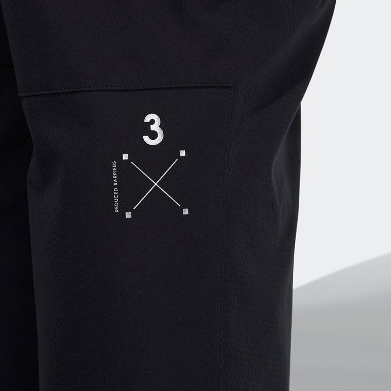 Adidas Loose Sports Running Cargo Casual Pants Men Bottoms Black H39859