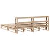 Solid Wood Bed without Mattress 200 x 200 cm Pine