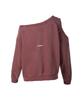 THEVINYLHOUSE Open Shoulder Sweatshirts(W) Brick