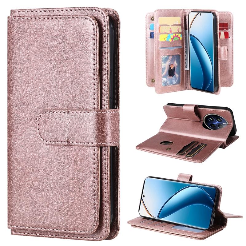 For Oppo Realme C67 4G Zipper Style Wallet Phone case Bag, for Moto G84/G54/G14 Stand PU Case with Card Pockets