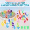 Multicoloured Sucker Toys Numbers Letters Suction Building Blocks Suction Cup Toys  For Toddlers