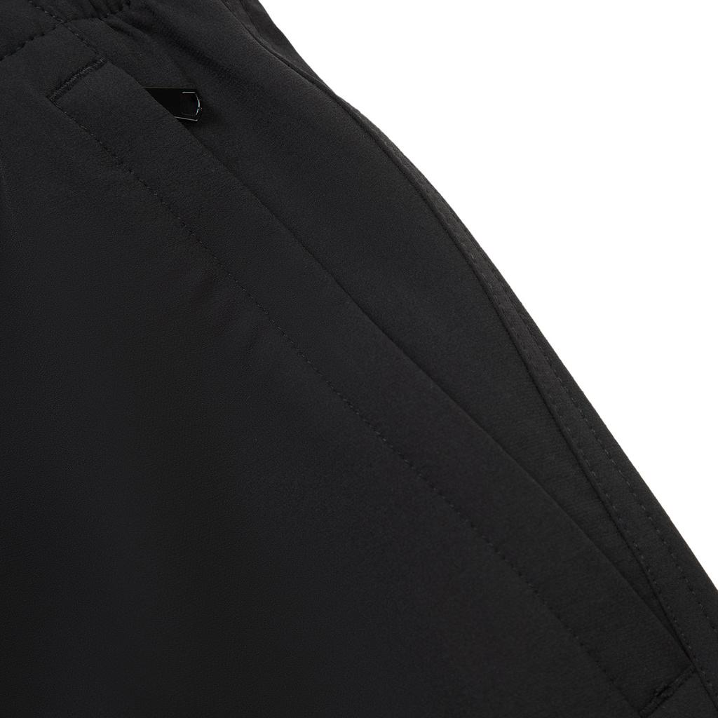 Li Ning X Jay Flow Collaboration Wade Series Minimalist Sports Cuffed Letter Print Loose Comfortable Versatile Casual Pants Men Pants Black AKXV377-1