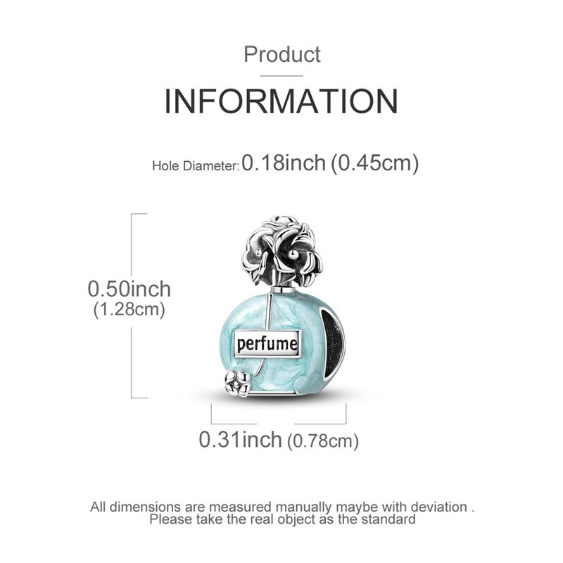 Boutique Copper Colorful Perfume Beads Charm Fits 3Mm Original Bracelet Lovely Jewelry Accessories Gifts