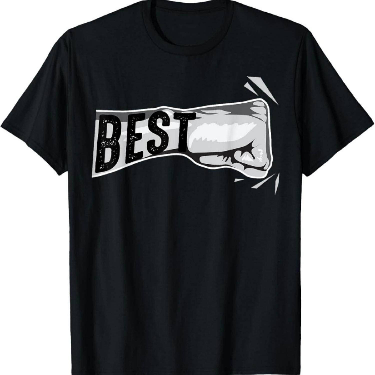 

Best Buds Shirt Cool Inspirational Bro Fist Handshake Gift T-Shirt XXXXXL чорний