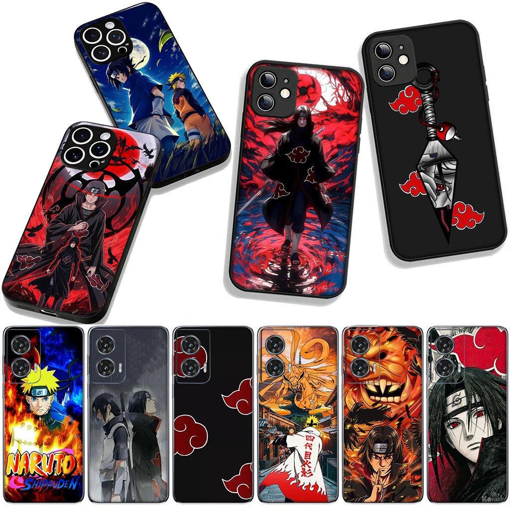 for Samsung Galaxy A25 A37 A57 A12 A14 A50 A51 A70 A71 A72 A21S A04 Note 20 9 8 10 Case Akatsuki Narutos Itachi Uchiha Sasuke