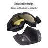 Harley Face Mask Helmet Goggles: Anti-Splash, Dustproof, Impact-Resistant