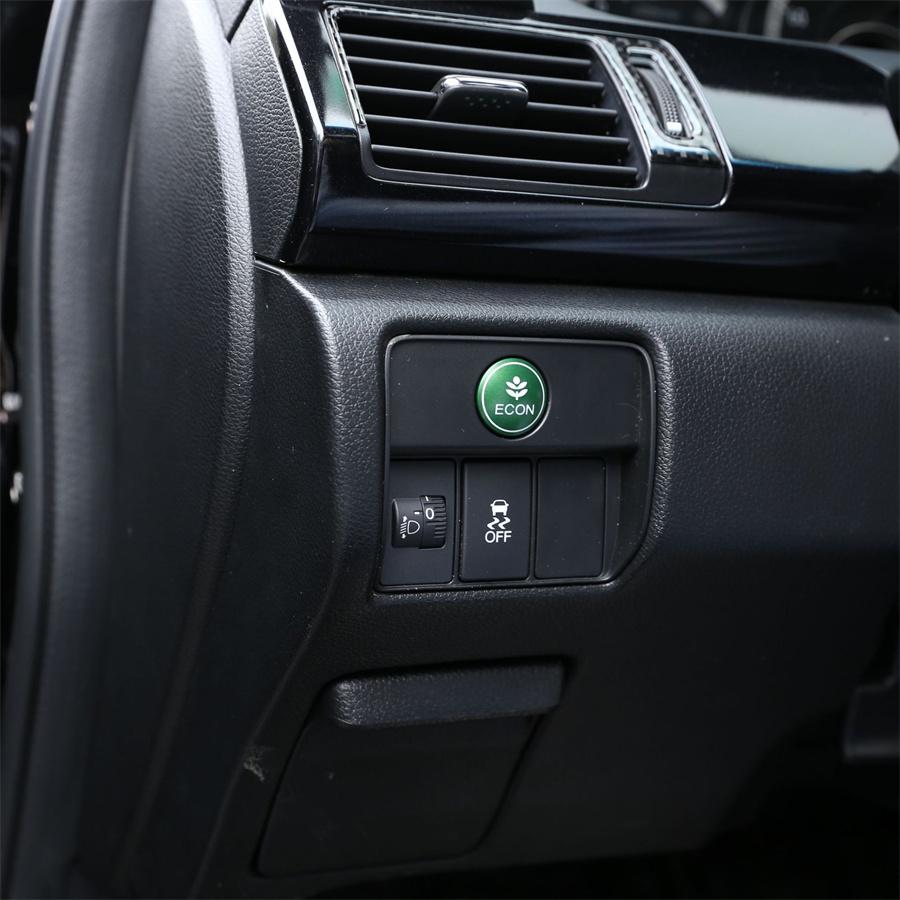 Fit For Honda Accord 2013-2017 100% Carbon Fiber ECON Button Panel Cover