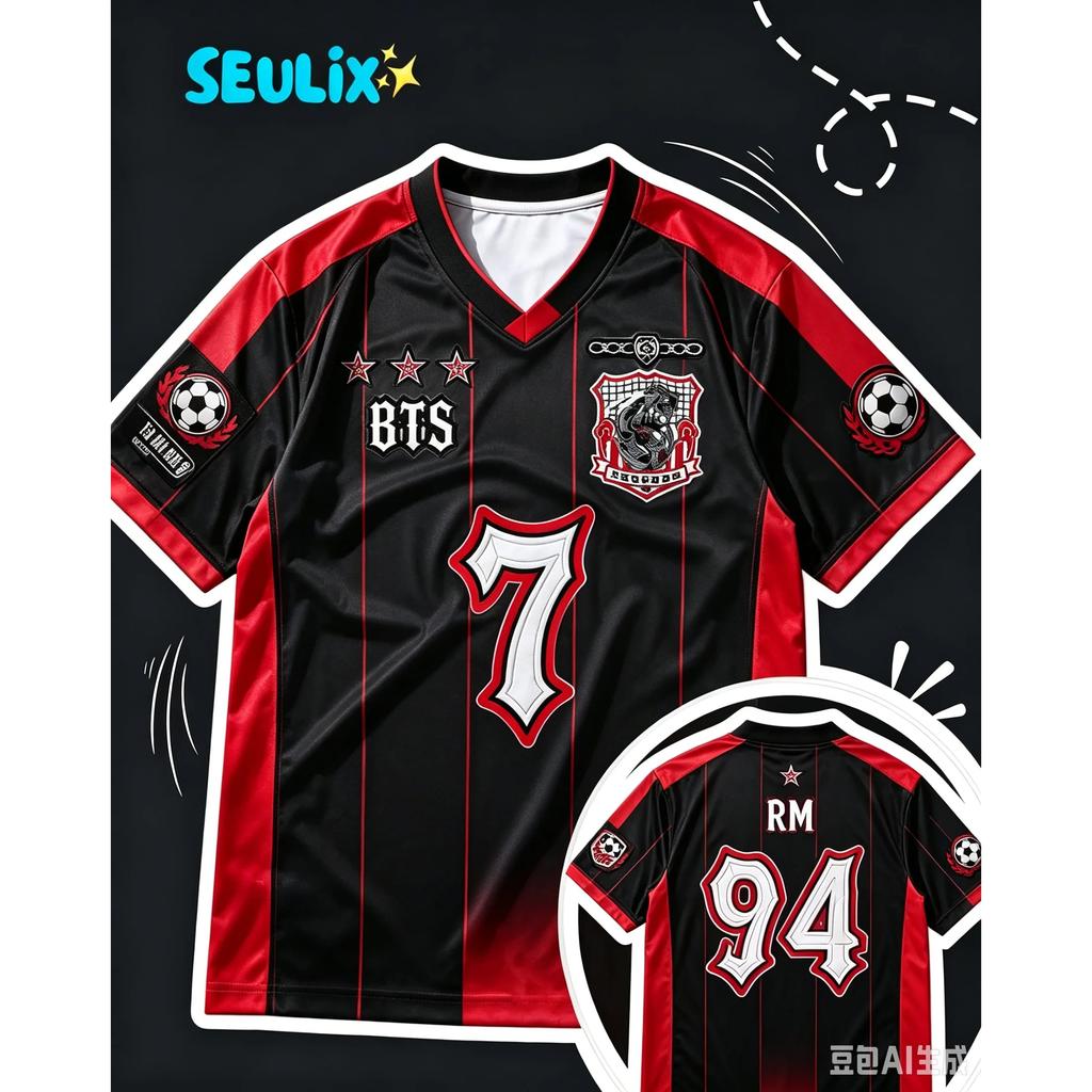 New Halftime Show 3D Print Football Jersey T-shirt Summer Sports T-shirt Breathable Quick Drying Clothing