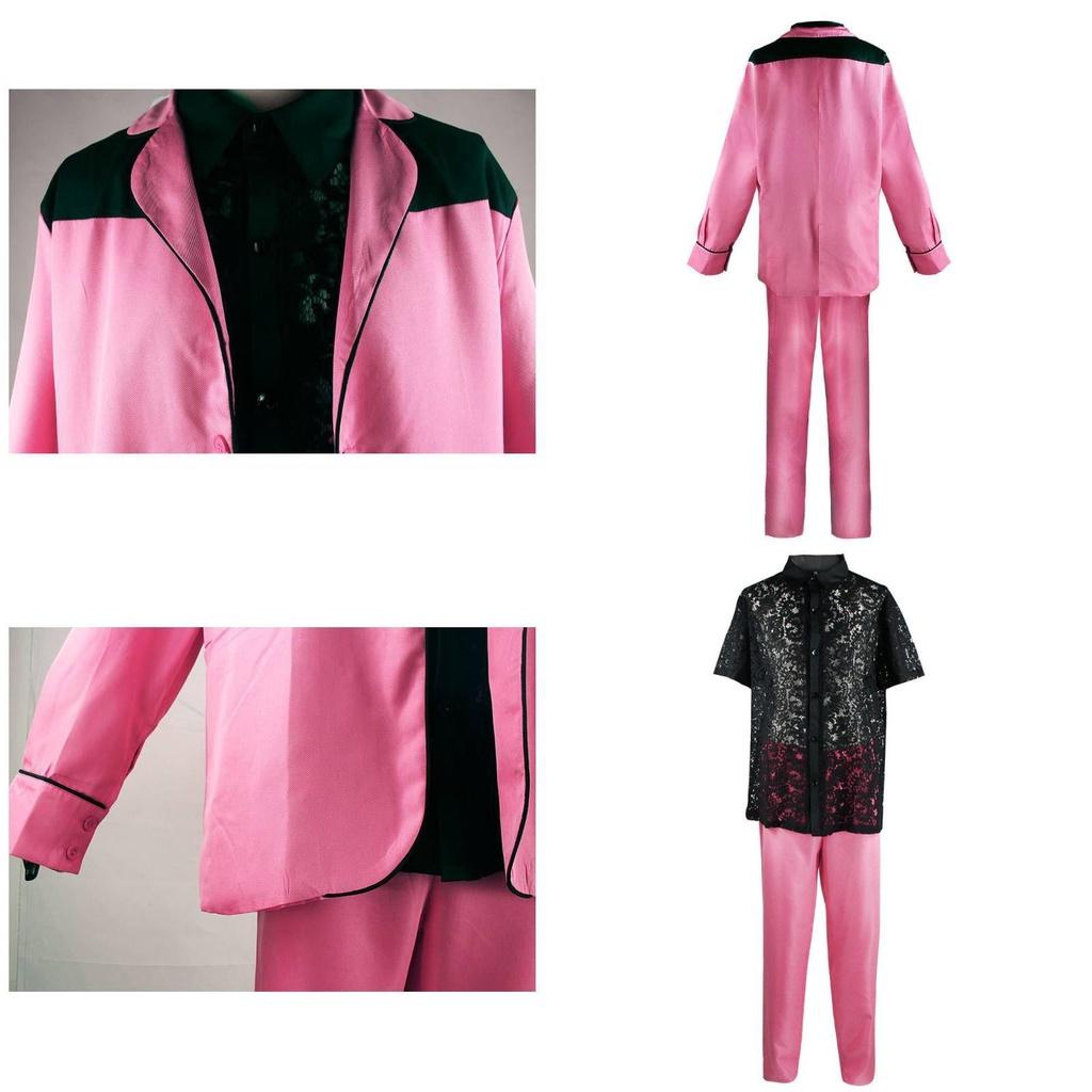 The King Elvis Presley Men's Wonderfully Detailed Costume Coat Cosplay Set