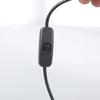 3.5x1.35mm Stecker auf Buchse Verlängerungskabel Netzteilkabel mit Schaltern für LED-Licht Kamera CCTV Überwachungskamera