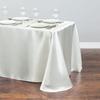 Rectangle Satin Tablecloth Table Cloth Overlays Wedding Christmas Baby Shower Birthday Events Banquet Decor Home Dining Table