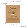 Rinhoo Fashion Sun Necklaces & Pendants Gold Color Alloy Pendant Necklace Wish Card Jewelry For Women Jewelry Birthday Gift