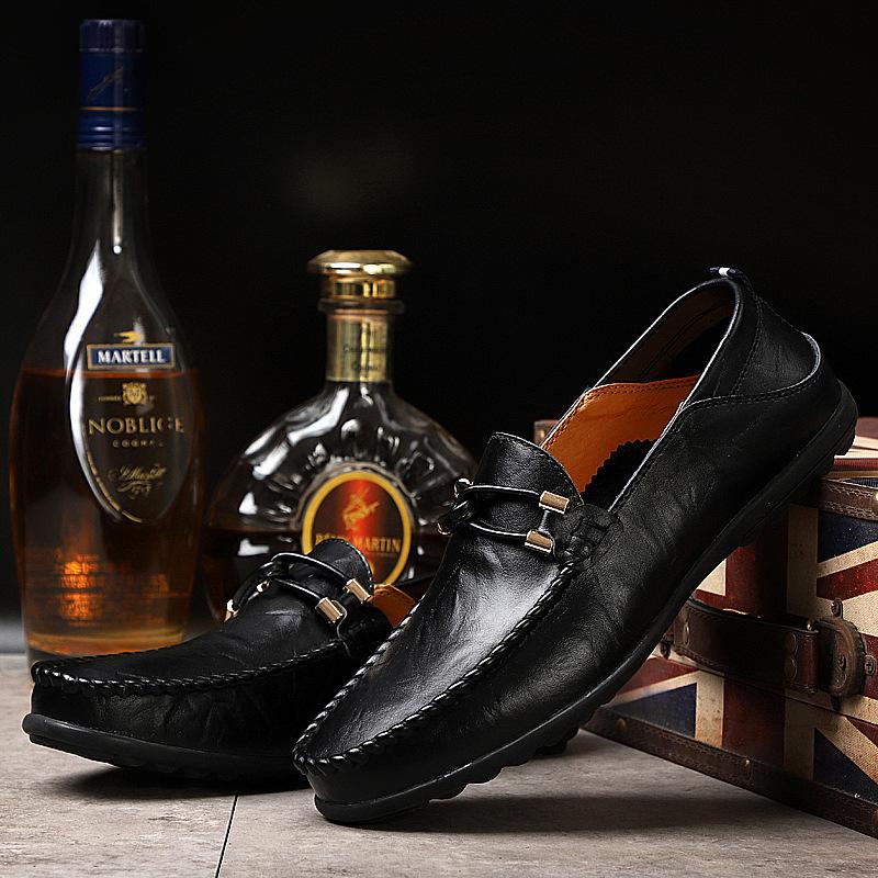 Fashion Men'S Casual Shoes High Quality Men'S Loafers Leather Leisure Shoes For Men  New Social Shoes Male Chaussure Hommes