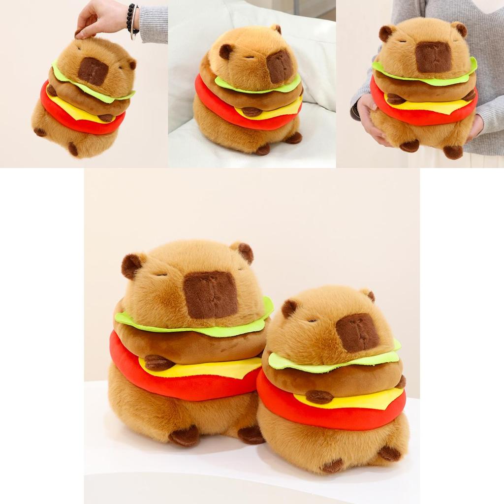Capybara Plush Toy Stuffed Animal Pillow Soft Short Plush Gift For Girls