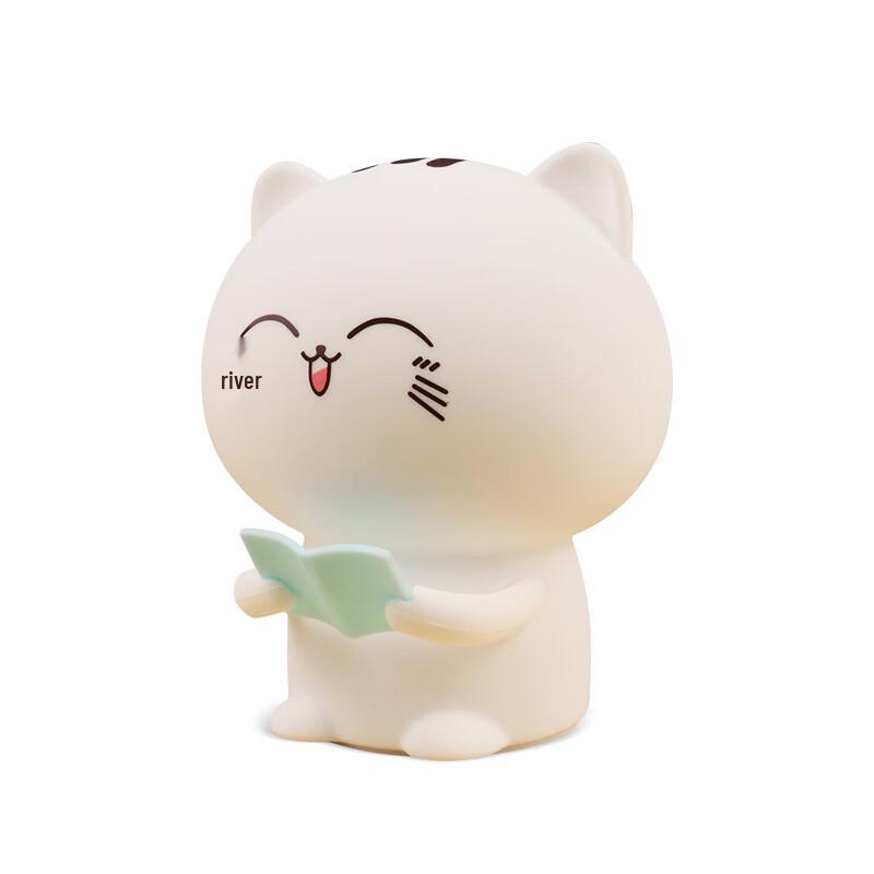 Mengpao Cute Reading Cat Tap Night Light