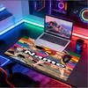 Custom Name Personalized One Piece Pattern Mousepad, Laptop PC Desk Mat, Decorative Desk Mat for Home Keyboard Pad Gift