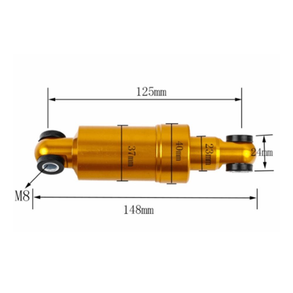 Ammortizzatore Sospensione Posteriore 125mm Leggero Idraulico per Bici Elettriche