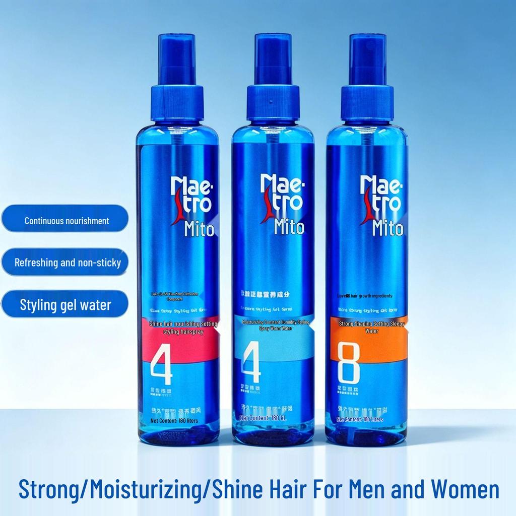 Mei Tao Strong Hold Non-Sticky Fragrant Hair Gel - Long-Lasting with No White Residue