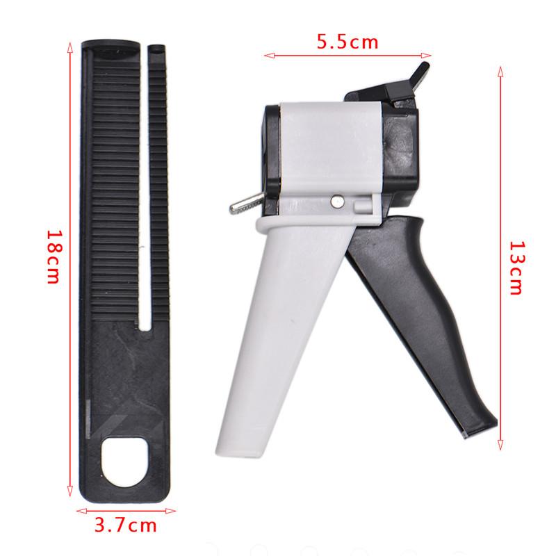 Dental Plastic Mixing Gun Silicone Rubber Tray Dispensing Caulking Universal Fitting 10:1