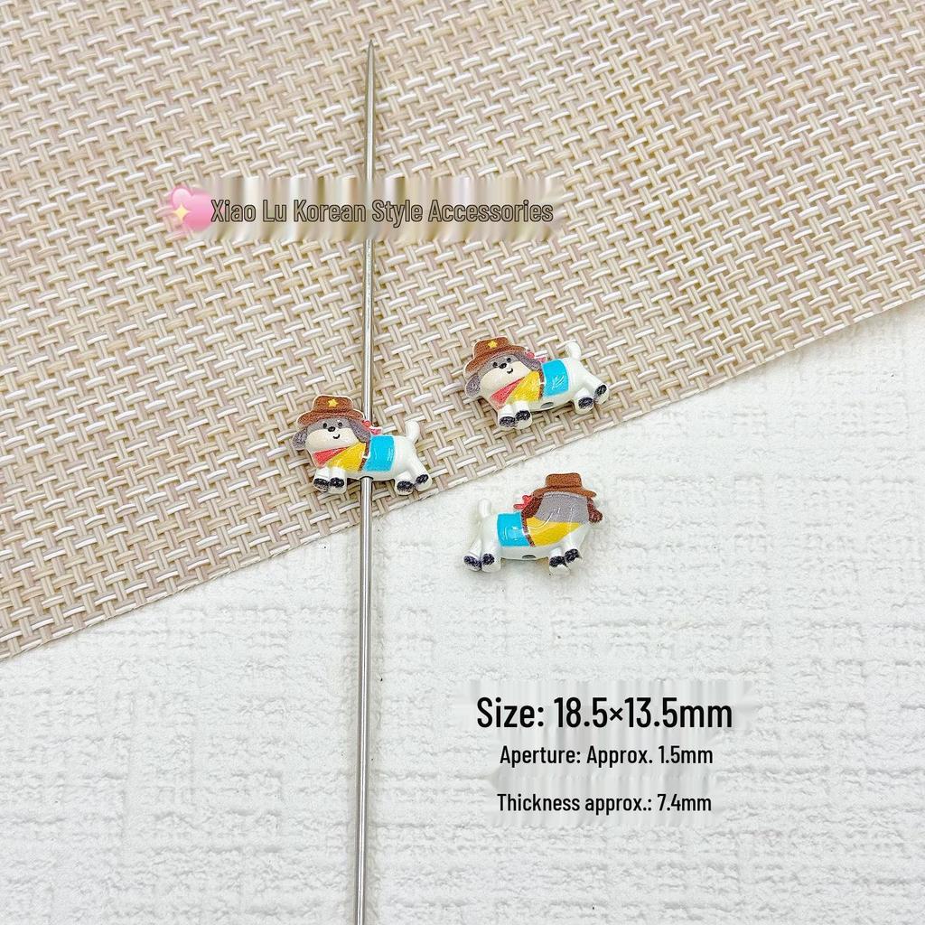 Cartoon-Welpen-Perlen für DIY-Schmuck & Accessoires