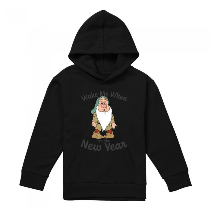 Snow White Childrens/Kids Wake Me When It's The New Year Sleepy Heather Tagless Hoodie