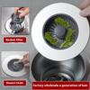 Kitchen sink sewer bouncing core deodorant leakage plug dishwasher filtration sewer vegetable basin filtration anti-clogging
