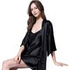 Sijie 2026 New Silk Camisole Nightgown And Robe Two-Piece Set, Women's Wedding Nightwear, Minimalist Pure Sleepwear, Loungewear