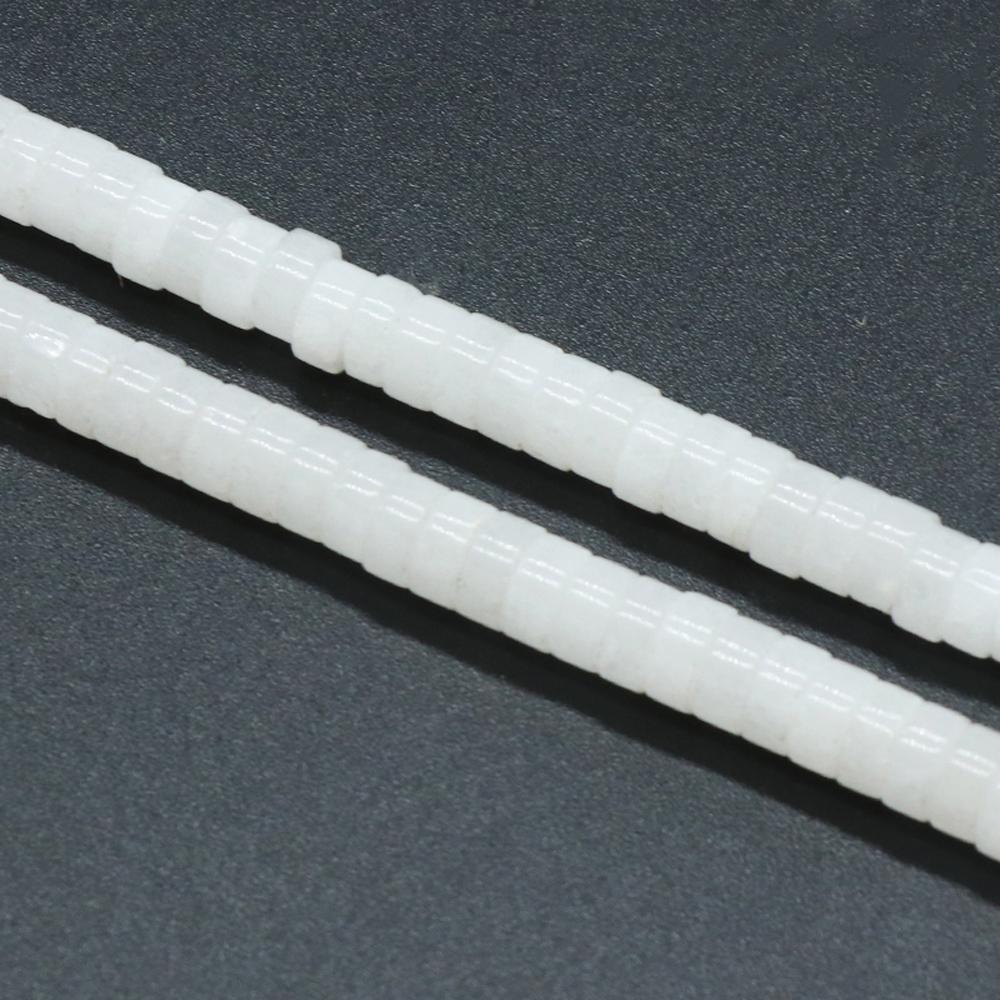 1 Strang, Heilkristallperlen, Runde Scheibe Naturstein Edelsteine Lose Abstandshalterperlen für Schmuckherstellung DIY Halskette Armband Fußkettchen Zubehör