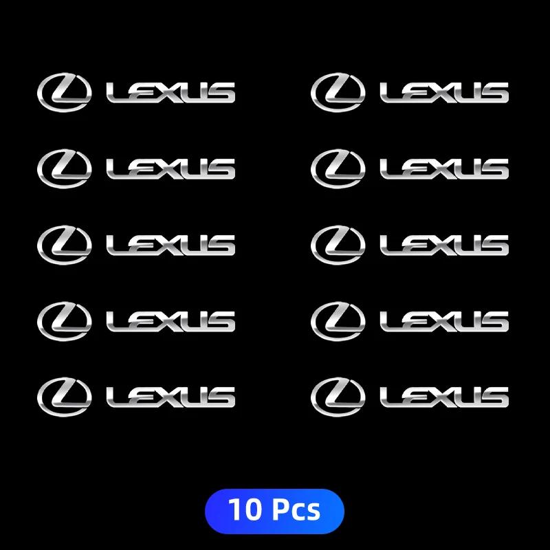 3D Metal Car Interior Dekoration Stickers Badges Auto Styling For Lexus FSPORT LBX NX RX 350h 450h ES UX 300e GS GX IS LS LX CT