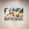 30x18 Cm Retro-style Customizable Wooden Sign with the Text "Customize Your Picture" for Home Cafe or Commercial Wall Decoration