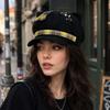Y2K Newsboy Cap Adjustable Octagonal Hat New Beret Hat  Women Men
