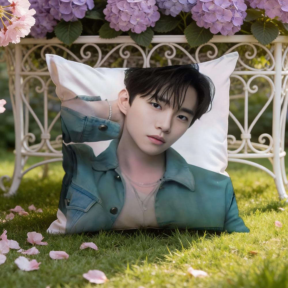 Kpop Lee J-Junho Cushion Cover Home & Car Dual-Scene Pillow Cover: Reversible for Premium Comfort