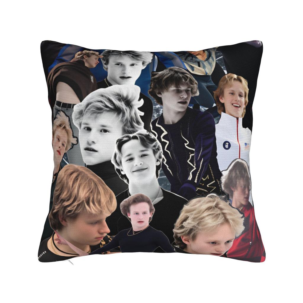 Ilia Malinin Pillow Case  Design Pillow Cover For Sofa Bedroom Home Decor Retro Trendy Cushion Cover