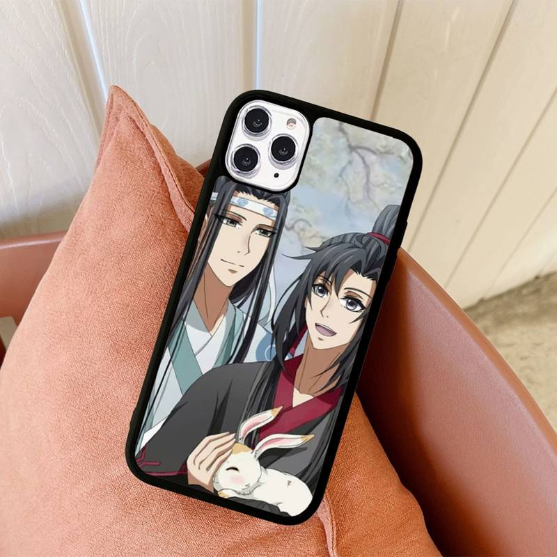 Anime Grandmaster Mo Dao Zu Shi Phone Case Silicone PC+TPU Case for iPhone 11 12 13 Pro Max 8 7 6 Plus X SE XR Hard Fundas